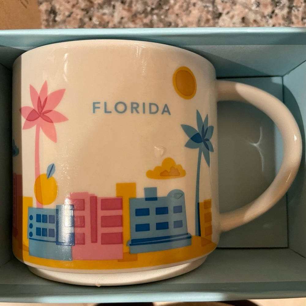 Florida Starbucks You Are Here Mug Series Collector Been There